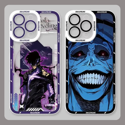 Case For Xiaomi Redmi Note 12 11 13 Pro Plus 4G 5G 12S 11S 10 10S 9 9S 8 13C 12C 10C Anime S-Solo Levelings Clear Silicone Cover