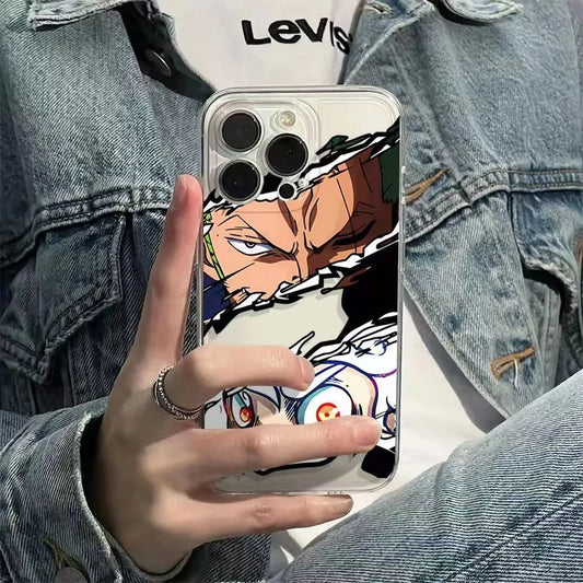 Japan Anime Phone Cases For iPhone 16 15 14 13 12 11 Pro Max XR 8 7 Plus 13 12 Mini Soft Transparent Cover